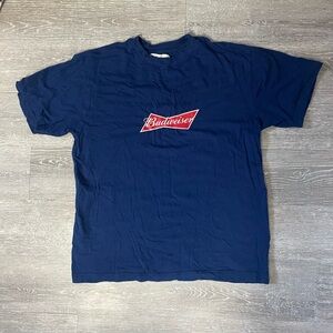 Blue Budweiser shirt